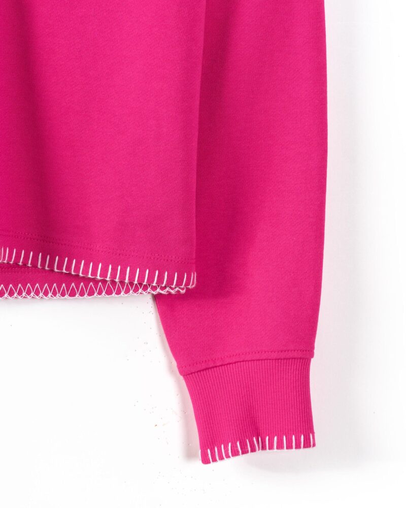 Annaxa Kids’ Pink Cropped Popover Hoodie - Image 9