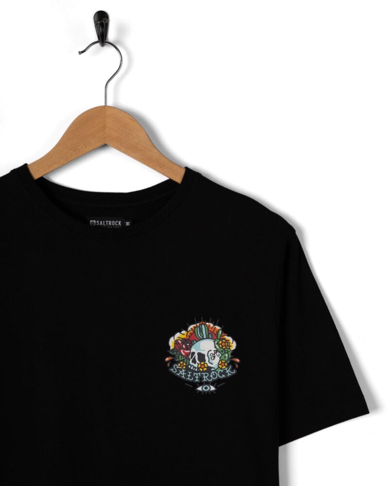 Annaxa Men’s Black Graphic T-Shirt – Casual Cotton Tee - Image 10
