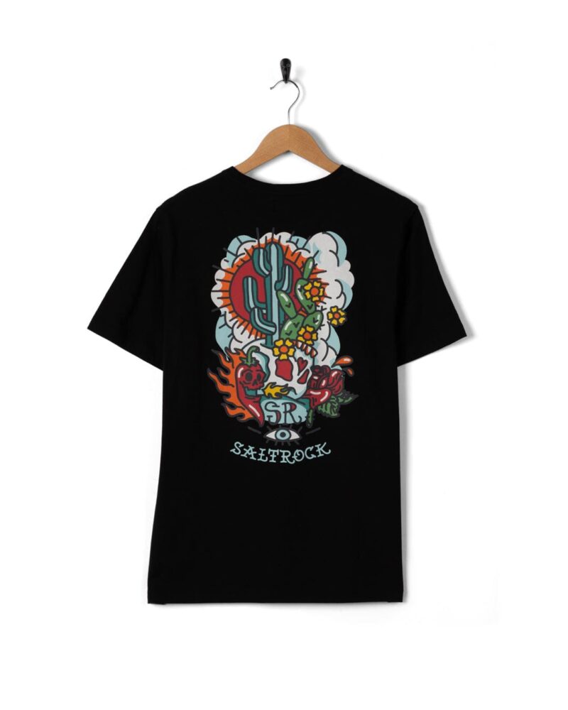 Annaxa Men’s Black Graphic T-Shirt – Casual Cotton Tee - Image 5