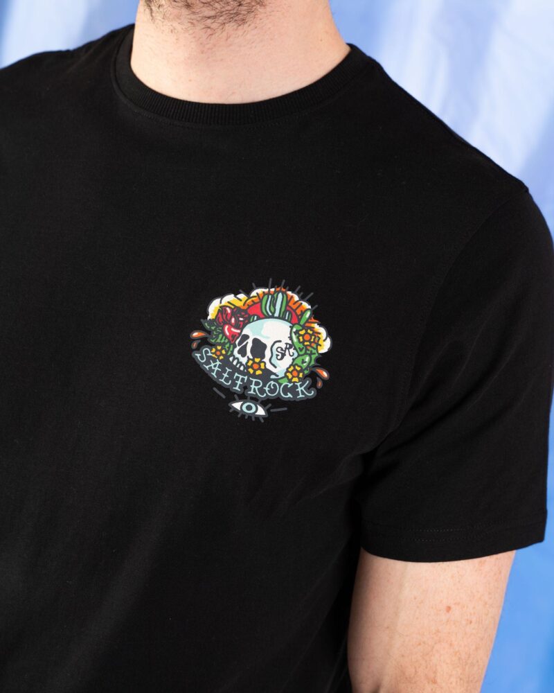 Annaxa Men’s Black Graphic T-Shirt – Casual Cotton Tee - Image 7